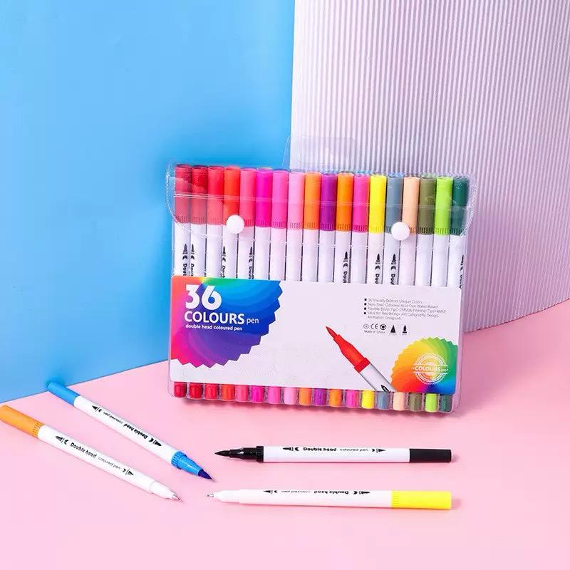 Miniatura 11 de Marcadores Doble Punta Pincel - cantidad: 12pcs